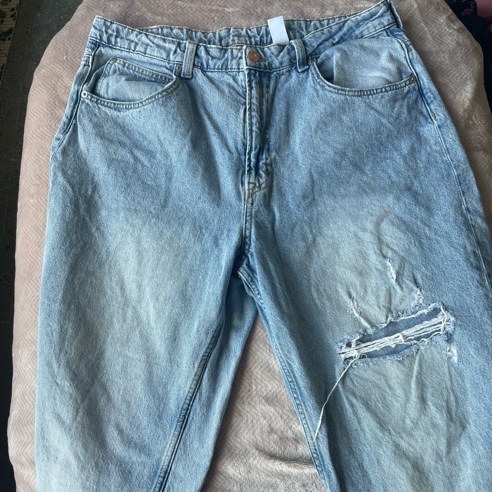 Denim& 90s High Waisted Baggy Jeans Size 14